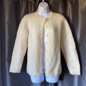 Vintage Mohair Ta’si Hand Knitted Cardigan Made in Greece